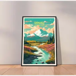 Deal National Park Poster Deal Poster Deal Print Travel Posters Travel Gifts Illustration Art Us National Park Wall Decor