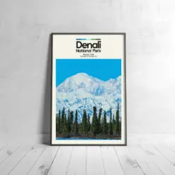 Deal Poster - Oil Painting Technique | Usa National Park Wall Art | & Printed Travel Prints | Animalistic Home Decor