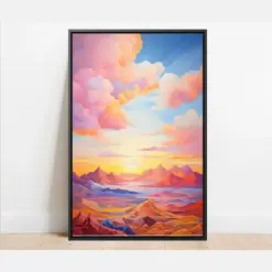 Death Valley Dawn Artwork Prints Framed Prints Framed Canvas National Park Posters Wall Decor & Hanging California Art Print So Cal