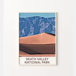 Death Valley Print Death Valley Art National Park Art National Park Artwork Death Valley Wall Art National Park Poster National Park