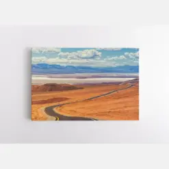 Death Valley Road Canvas Wall Art | Desert Landscape | California Artwork | Artwork Ready To Hang