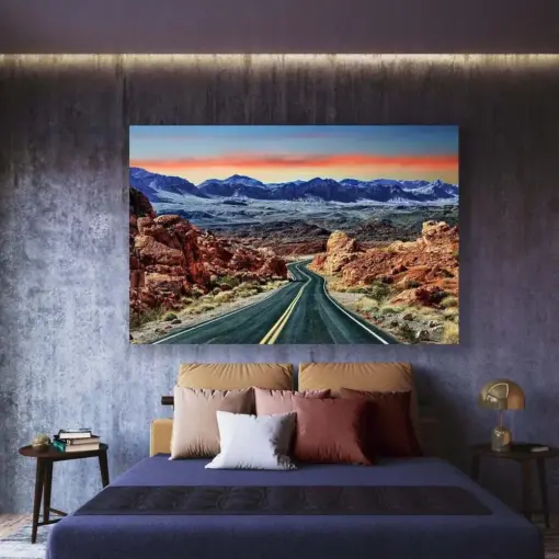 Desert Nature Of Fire Art Southwest Wall Vegas Metal Paper