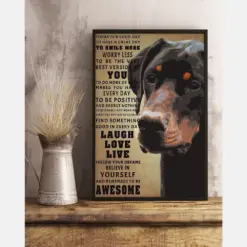 Doberman Dog Canvas - Gifts For Dog Lover | Puppies Home Room Wall Art