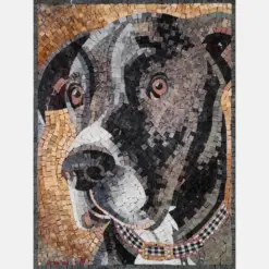 Dog Mosaic Art - Dog Wall Art - Mosaic Dog Mural Wall Decor - Animal Home Decor Art - Pet Lover Wall Art - Pet Memorial Gift