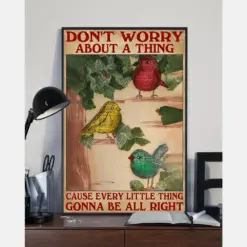 Don'T Worry All About A Thing Canvas Prints Vintage Wall Art Gifts Vintage Home Wall Decor Canvas