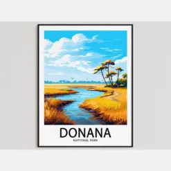 Donna Travel Poster Donna Print National Park Art Print Donna Gift Donna Wall Art Donna Artwork National Park Decor