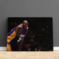 Dream Team Captain Wall Art Come Bryant Themed Canvas Lakers Number 24 Man Canvas Basketball Wall Decor Sports Canvas Kids Room Decor