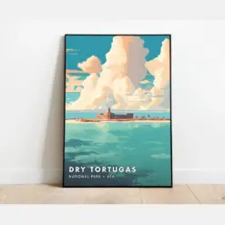 Dry Tortures National Park Art | Birthday Gift | Scenic Nature Decor | Florida Keys Wall Art | Outdoor | Gift | Gift For Nature Lovers