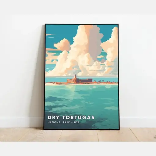 Dry Tortures National Park Art | Birthday Gift | Scenic Nature Decor | Florida Keys Wall Art | Outdoor | Gift | Gift For Nature Lovers