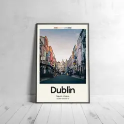 Dublin Ireland Poster - Oil Print Wall Art Travel Prints United Kingdom Cities & Printed Posters Minimalist Home Decor