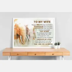 Elephant To My Wife You Are Braver Than You Believe