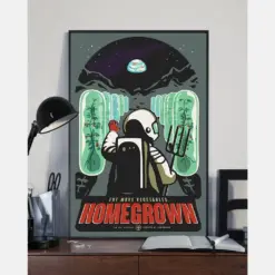 Ert More Vegetables Homegrown Astronaut Poster Vintage Room Home Decor Wall Art Gifts Idea