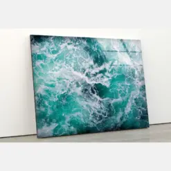 Extra Large Wall Glass Wall Wave Wall Wave Wall Ocean Waves Wall Art