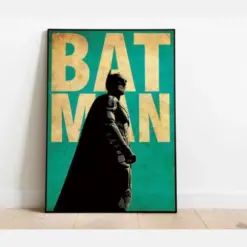 Fan Art Vintage Print Poster Superhero Minimalist Print Boy Nursery Room Decor