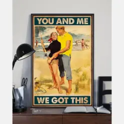 Fishing Couple You And Me We Got This Canvas Prints Vintage Wall Art Gifts Vintage Home Wall Decor Canvas