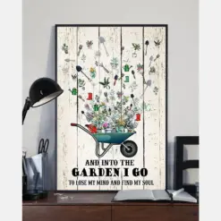 Gardener Garden Tools Loves Canvas Prints And Into The Garden I Go Vintage Gardening Wall Art Gifts Vintage Home Wall Decor Canvas