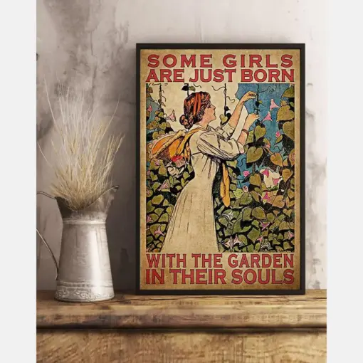 Gardening Girl Canvas Prints Garden In The Souls Vintage Wall Art Gifts Vintage Home Wall Decor Canvas