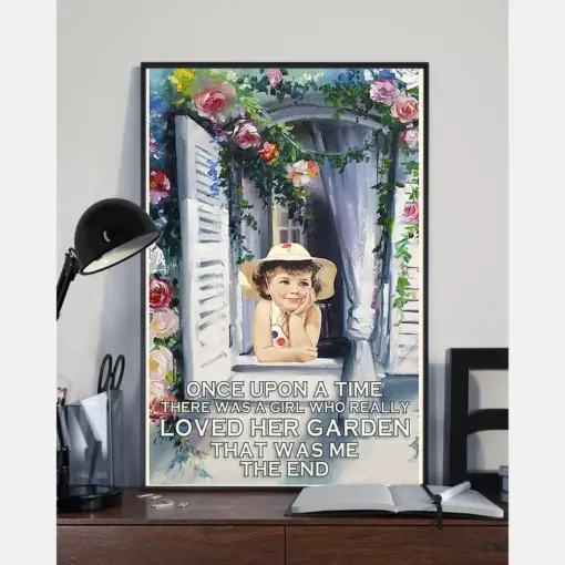 Gardening Girl Gardener Canvas Prints There Was A Girl Who Loved Her Garden Vintage Wall Art Gifts Vintage Home Wall Decor Canvas