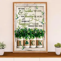 Gardening Poster Home Décor Wall Art | Happiness | Gift For Gardener, Plants Lover