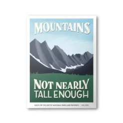 Gates Of The Arctic National Park Poster | Subpar Parks Poster