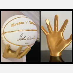 Gold Basketball Holder Looks Fantastic