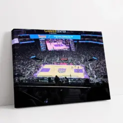 Golden 1 Center Canvas | Sacramento Kings Wall Art | Basketball Stadium Poster | Nba Wall Art | Sport Painting | Home & Office Wall Art