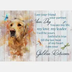 Golden Retriever Dog I Am Your Friend