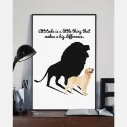 Golden Retrievers Have Lions Inside Poster Room Home Decor Wall Art Gifts Idea