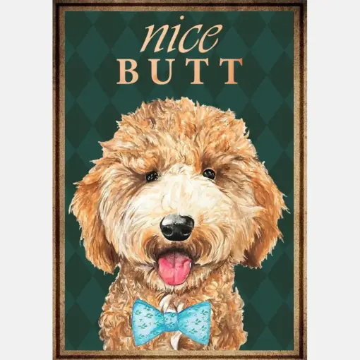 Goldendoodle Nice Butt Vintage