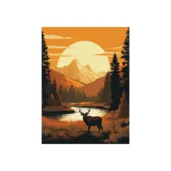 Grand Ten National Park Wyoming Landscape Wall Art Nature Poster Print Artwork - Fine Art Posters