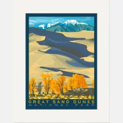 Great Sand Dunes National Park Artwork By Julie Level