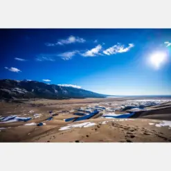 Great Sand Dunes National Park | Sangre De Crisis Rocky Mountains | Nature Wall Art | Canvas Print