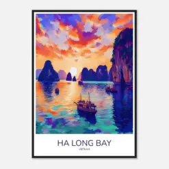 Ha Long Bay Vietnam Wall Art Natural Wonders Of The Orient Ha Long Bay Vietnam Captured In Striking Wall Art