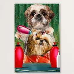 Hairdresser Canvas Dog Hairdresser | Wall Art Gift For Hairstylists