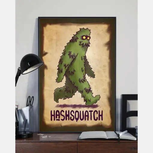 Hashsquatch Canvas Prints Vintage Wall Art Gifts Vintage Home Wall Decor Canvas