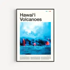 Hawaii Volcanoes Hawaii National Park Hawaii Print Hawaii Poster Hawaii Wall Art Hawaii Photography Volcano Art National Park Print