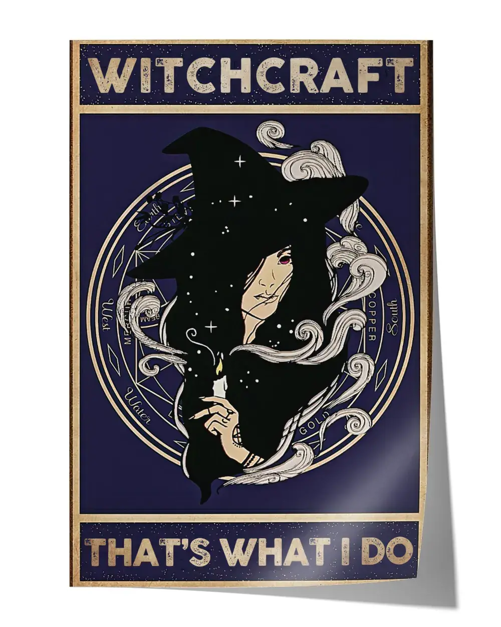 Witchcraft That's What I Do Wall Decor Artwork Print Poster Wall Art Print Home Decor Vintage - Satin Portrait Poster