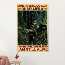 Hiking Canvas Wall Art Prints | I Am Still Alive | Home Décor Gift For Hiker