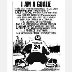 Hockey I Am Goalie