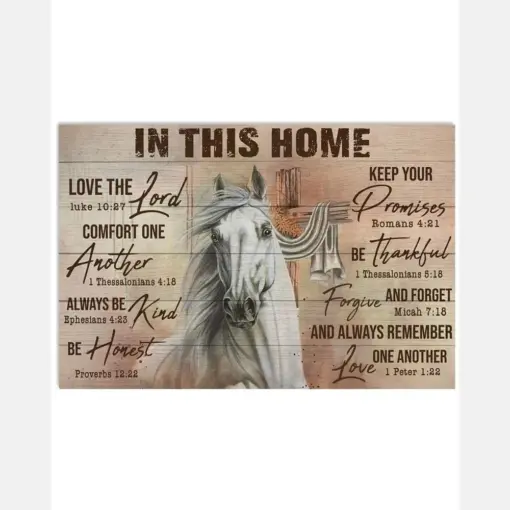 Horse In This Home Bible