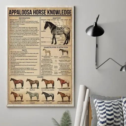 Horse Knowledge Here Poster Horse Art Print Horse Lover Gift Equestrian Poster Retro Horse Art Cowgirl Art