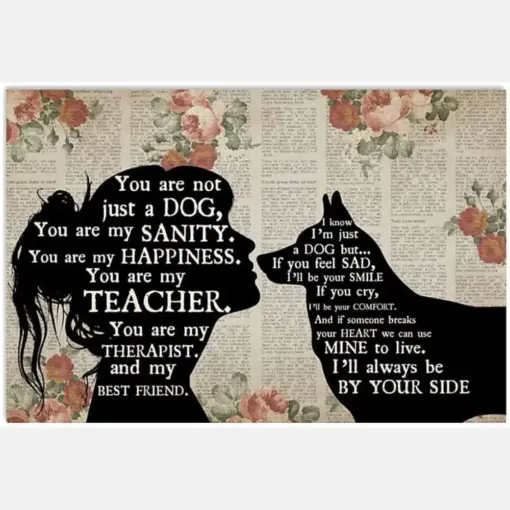 Husky Girl Therapist Best Friend You Are Not Just A Dog Landscape