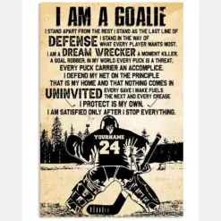 I Am Goalie Hockey Girl