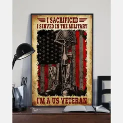 I Served In The Military Canvas Prints Vintage Wall Art Gifts Vintage Home Wall Decor Canvas