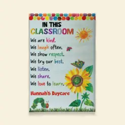 In This Classroom We Try Our Best Personalized Teacher Poster Gift For Teacher - Poster & Canvas