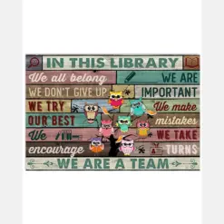 In This Library We Are Team Owl