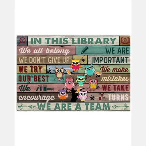 In This Library We Are Team Owl
