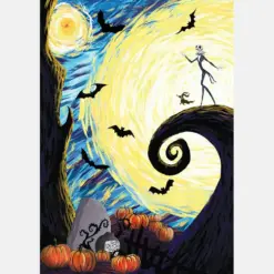 Jack Skellington Halloween Starry Night