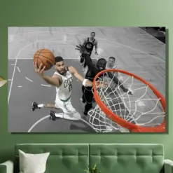 Jason Status Dunk Poster Jason Status Poster Jason Status Dunk Canvas Jason Status Wall Art Print Canvas Basketball Print Ready To Hang