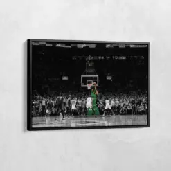 Jason Status Poster Buzzer Beater Jason Status Canvas Boston Celtics Gifts Nba Poster Nba Art Nba Basketball Player Canvas Print